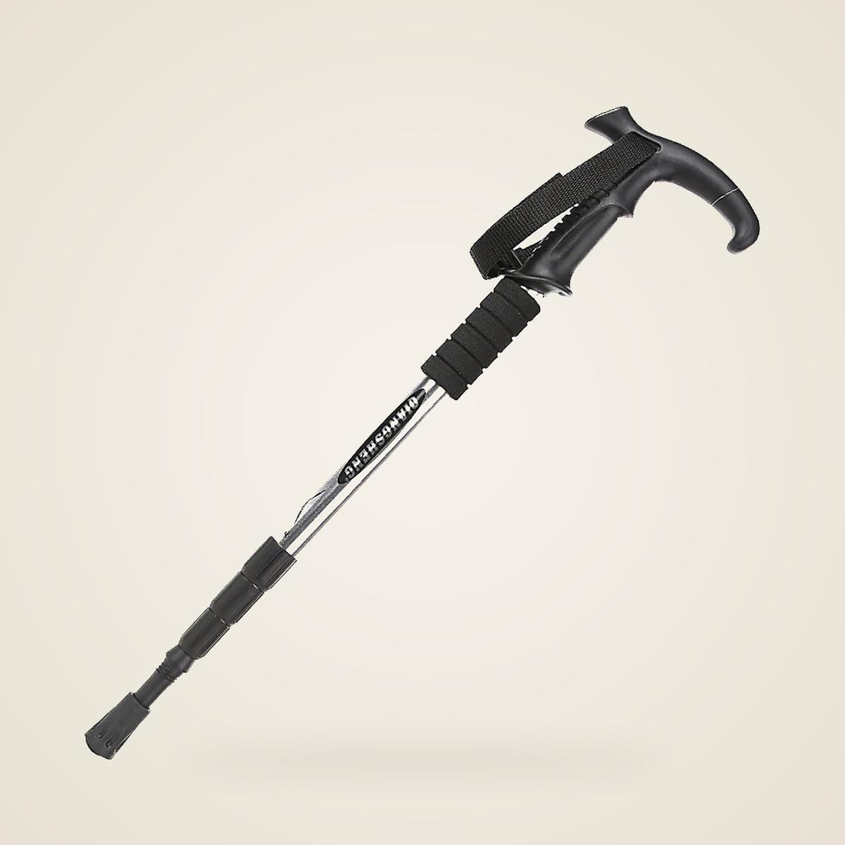 Folding Trekking Pole — 4-Section Aluminium (Single)