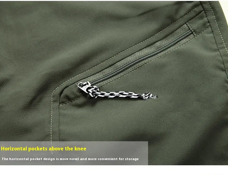 Convertible Hiking Pants — Zip-Off Quick-Dry