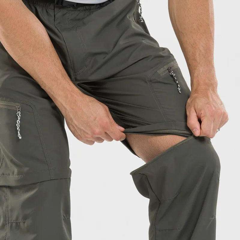 Convertible Hiking Pants — Zip-Off Quick-Dry
