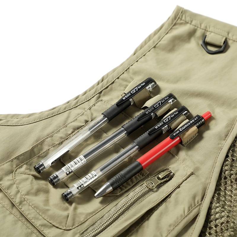 Men's Tactical Hiking Vest — 14 Pockets Lightweight Outdoor