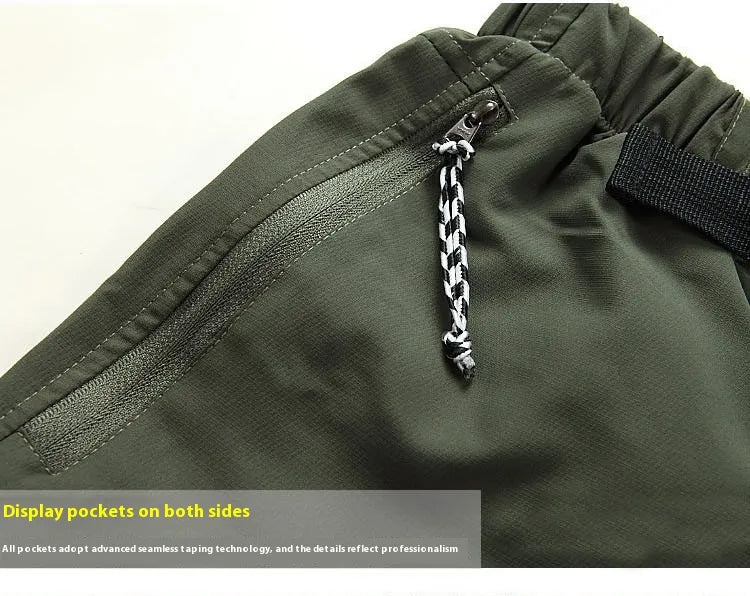 Convertible Hiking Pants — Zip-Off Quick-Dry