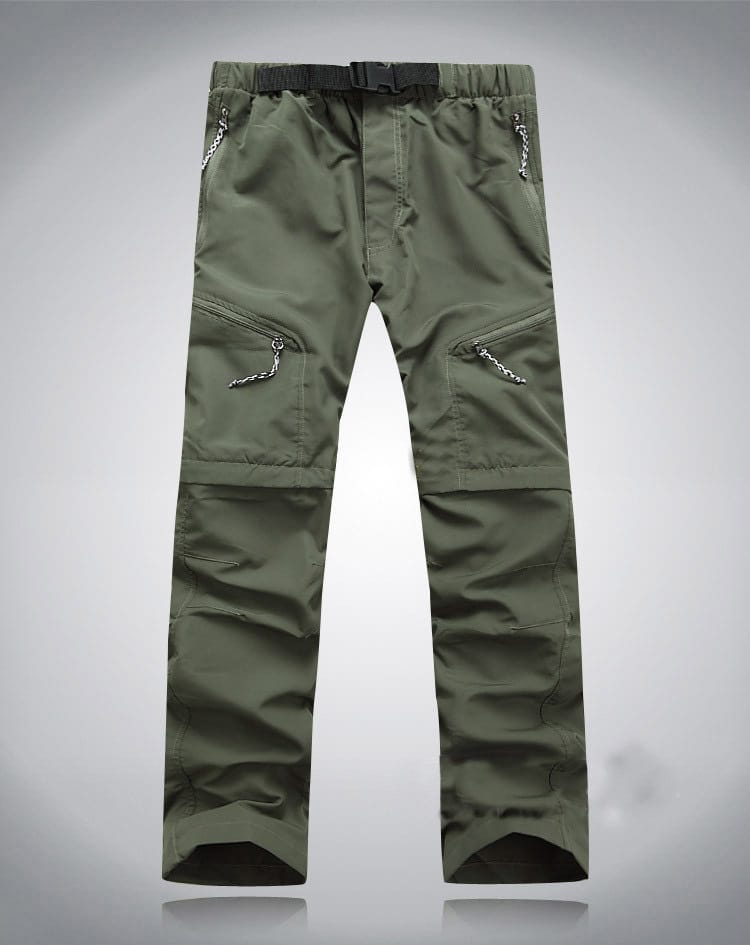 Convertible Hiking Pants — Zip-Off Quick-Dry