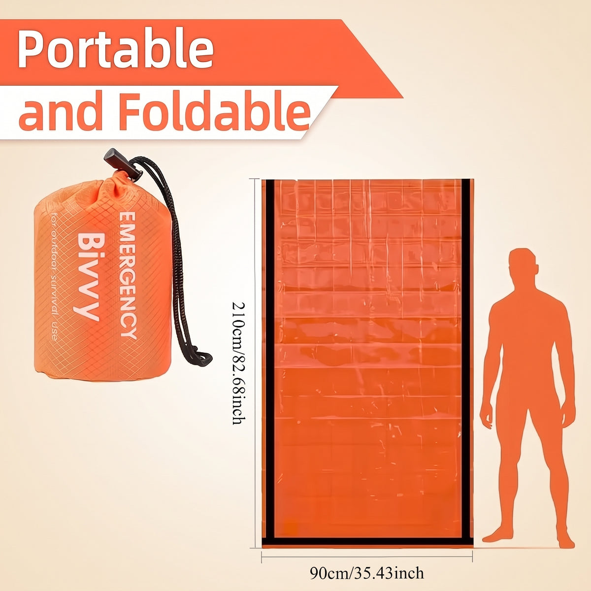 Emergency Bivy Sack — Thermal Survival Shelter
