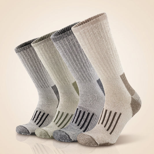 Merino wool cushioned hiking socks