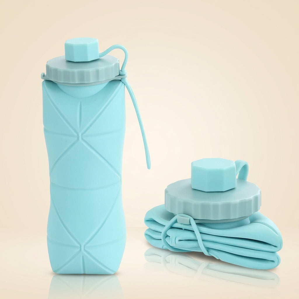 Collapsible Silicone Water Bottle — 600ml