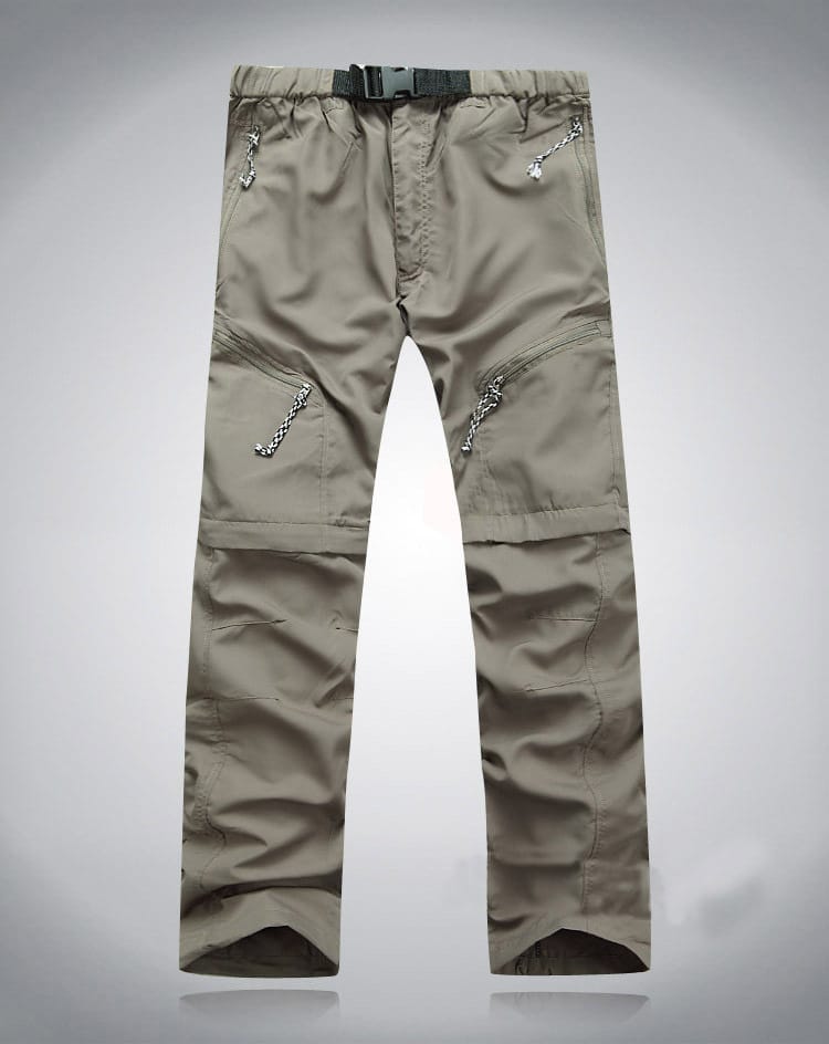 Convertible Hiking Pants — Zip-Off Quick-Dry