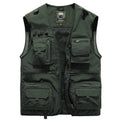 Men's Tactical Hiking Vest — 14 Pockets Lightweight Outdoor