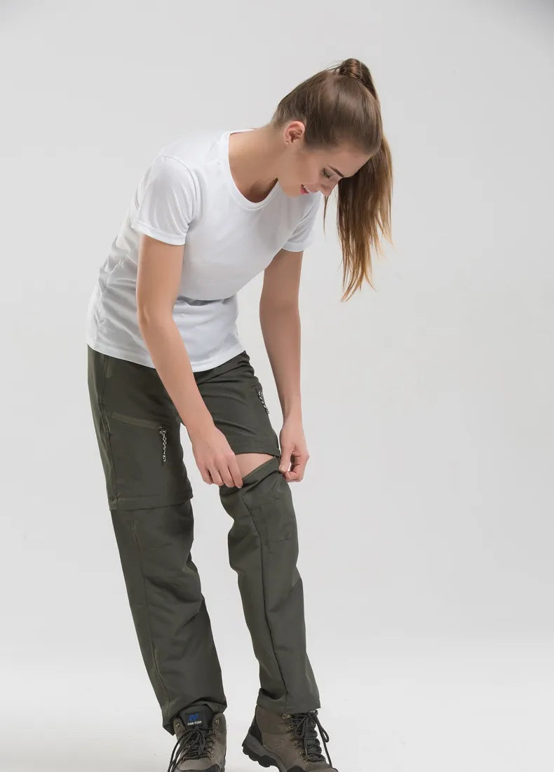 Convertible Hiking Pants — Zip-Off Quick-Dry