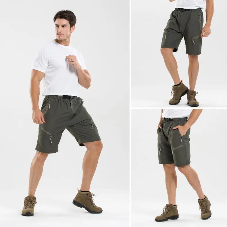 Convertible Hiking Pants — Zip-Off Quick-Dry