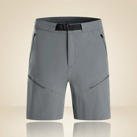 Quick-dry hiking shorts with zip pockets, unisex