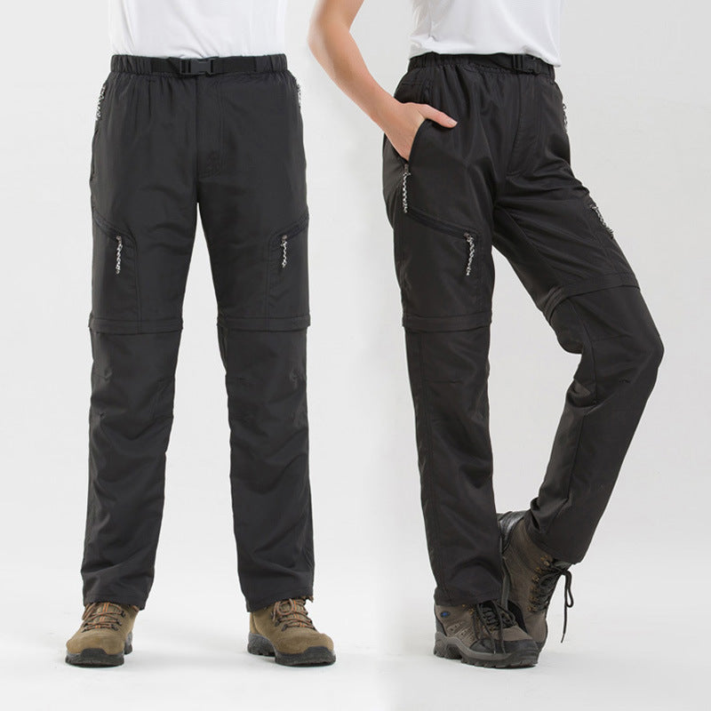 Convertible Hiking Pants — Zip-Off Quick-Dry