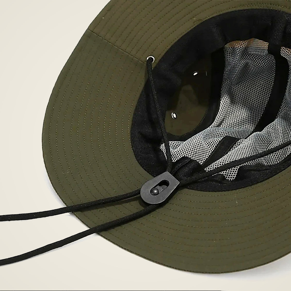 Wide-Brim Sun Hat — Men's