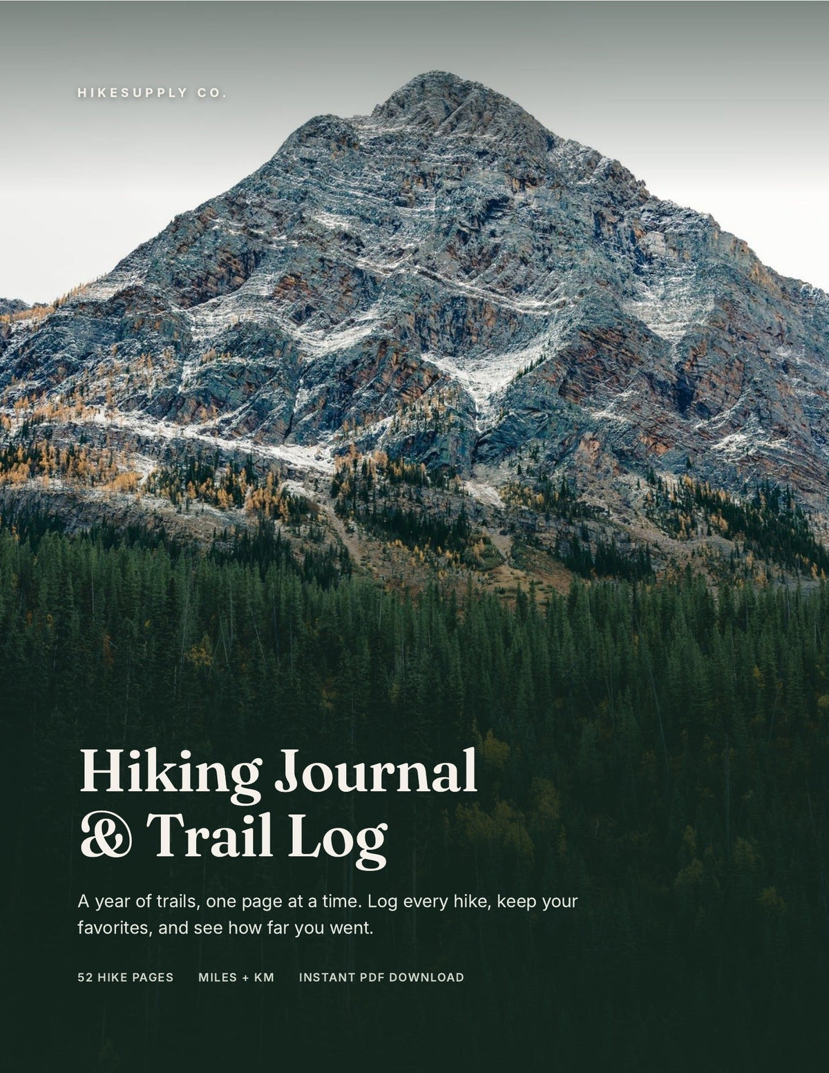 Hiking Journal & Trail Log printable