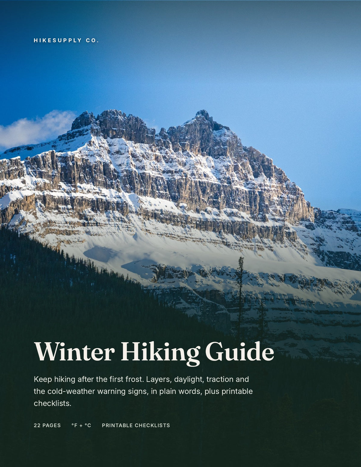 Winter Hiking Guide cover