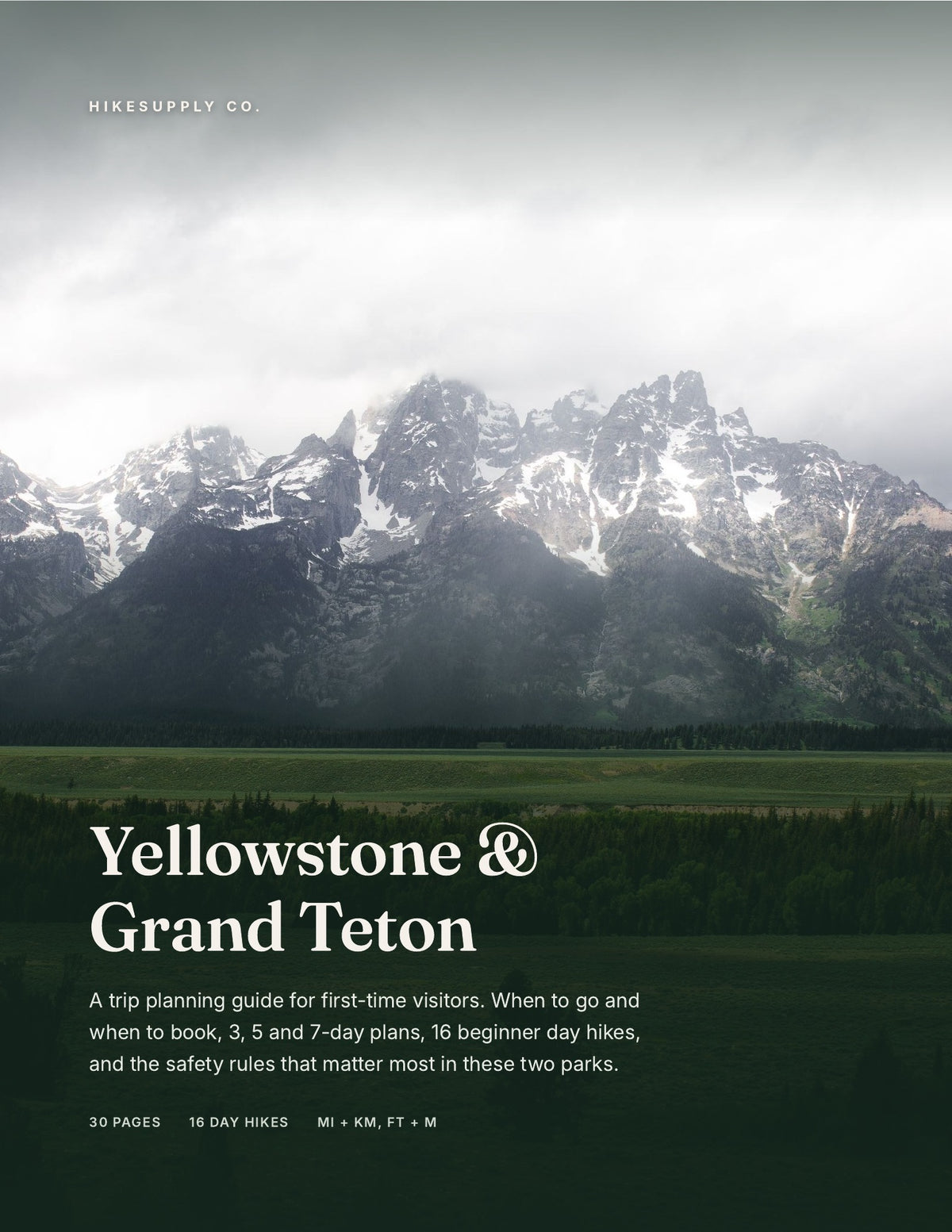 Yellowstone & Grand Teton Trip Planning Guide cover