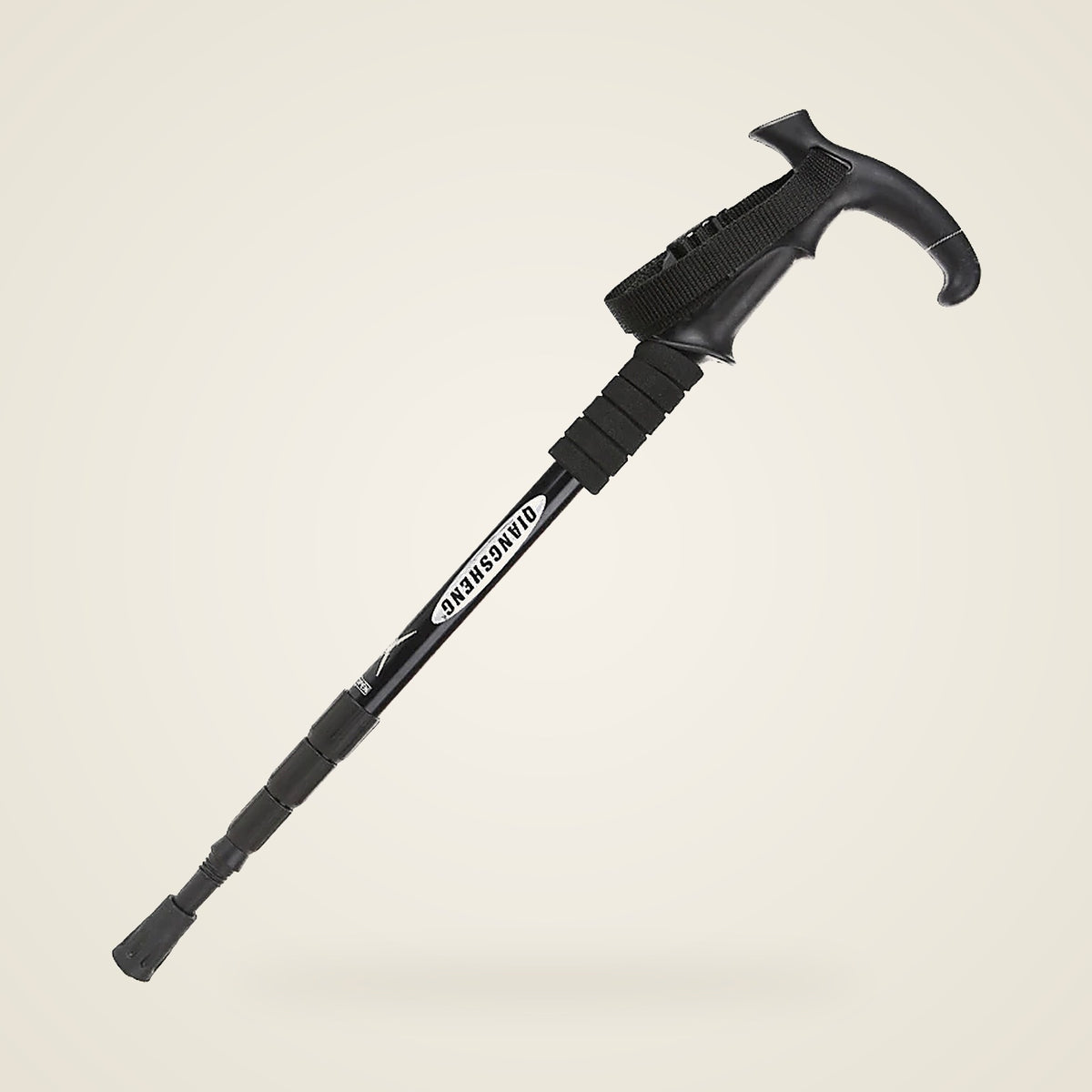 Folding Trekking Pole — 4-Section Aluminium (Single)