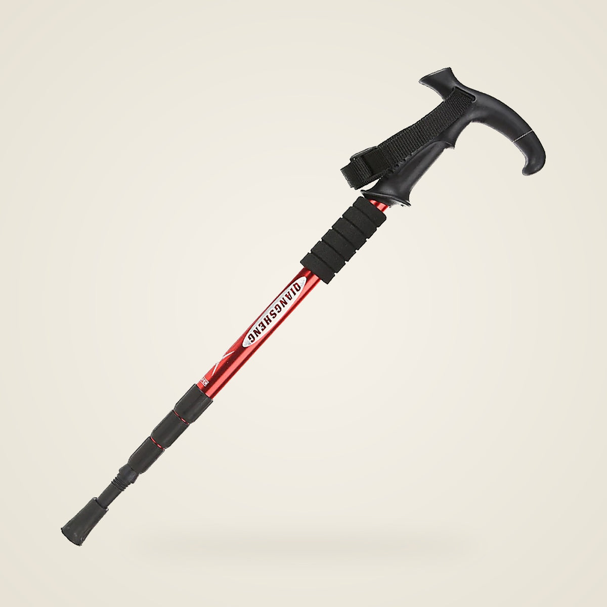 Folding Trekking Pole — 4-Section Aluminium (Single)