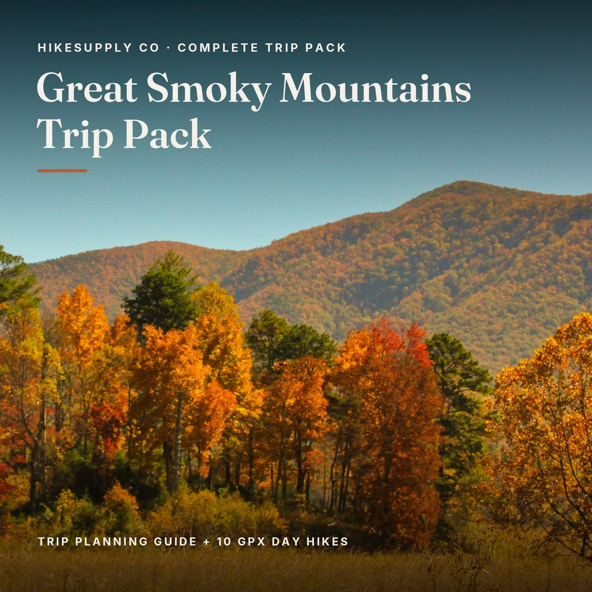 Great Smoky Mountains Trip Pack — Planning Guide + 10 GPX Day Hikes