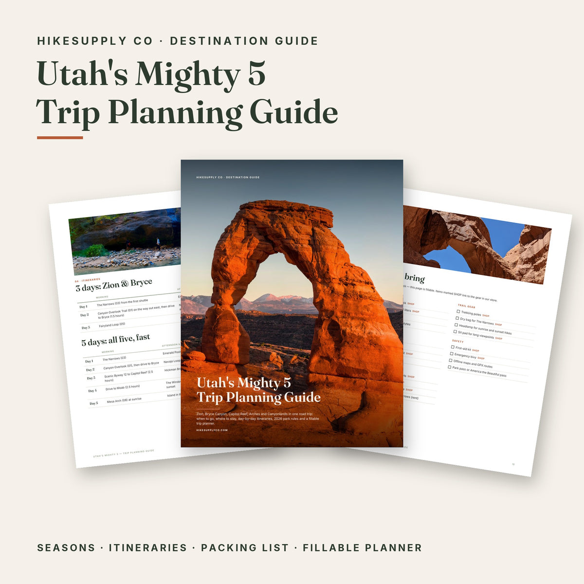Utah's Mighty 5 — Trip Planning Guide